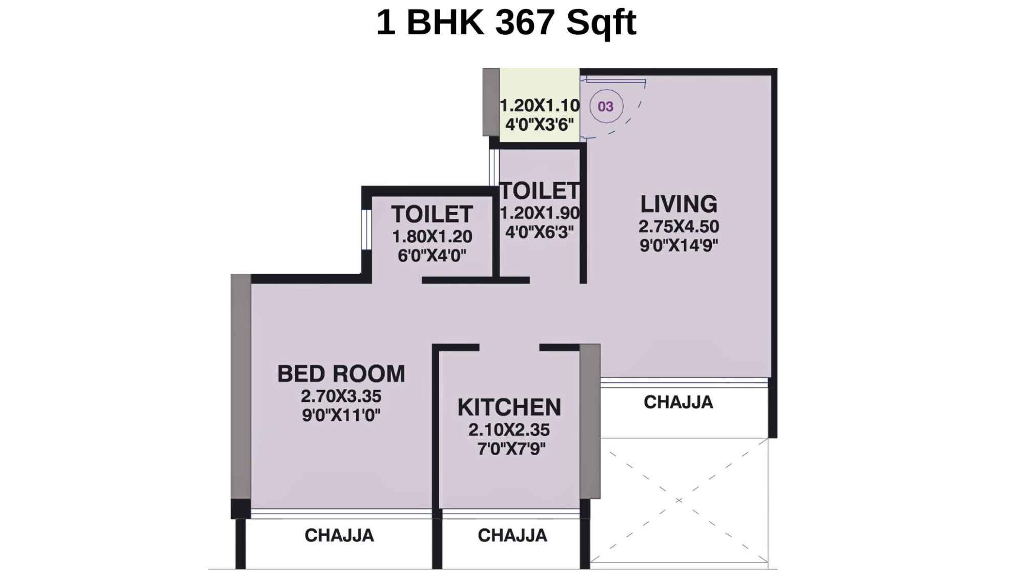 Gami-Ved-Floor-Plan-1-BHK-367-Sqft